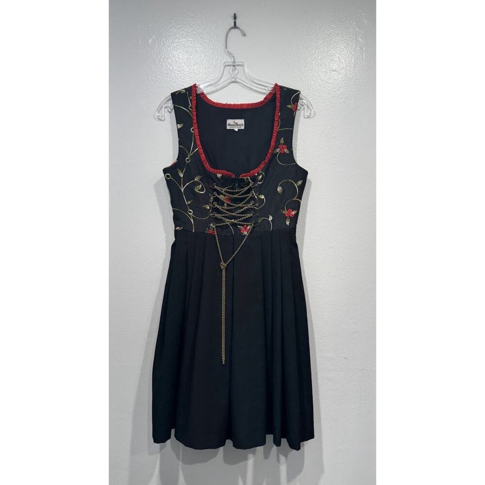 Gamsbock‎ Leder & Tracht Embroidered Dirndl Dress German Octoberfest Costume